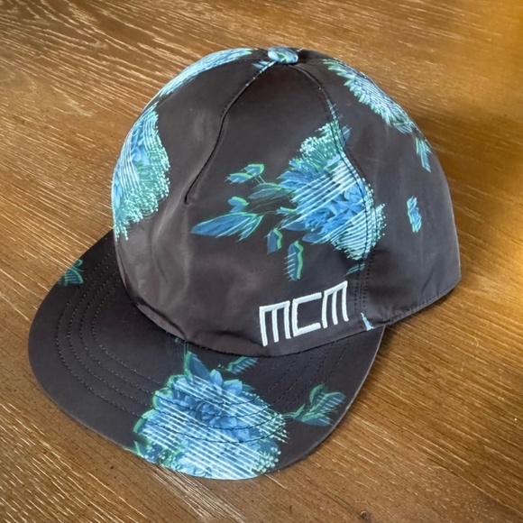 MCM Floral Baseball Hat LIMITED EDITION - Picture 1 of 3
